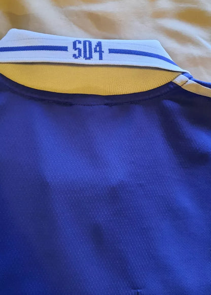 Schalke Heim Trikot XL Saison 2001/2002 Adidas blau Victoria